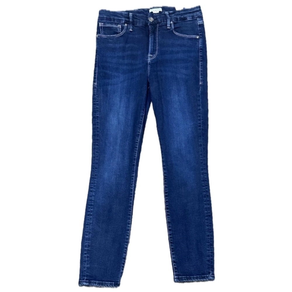 GOOD AMERICAN Skinny Ankle Jeans Blue Stretch Denim Y2K Casual | Sz 8/29
